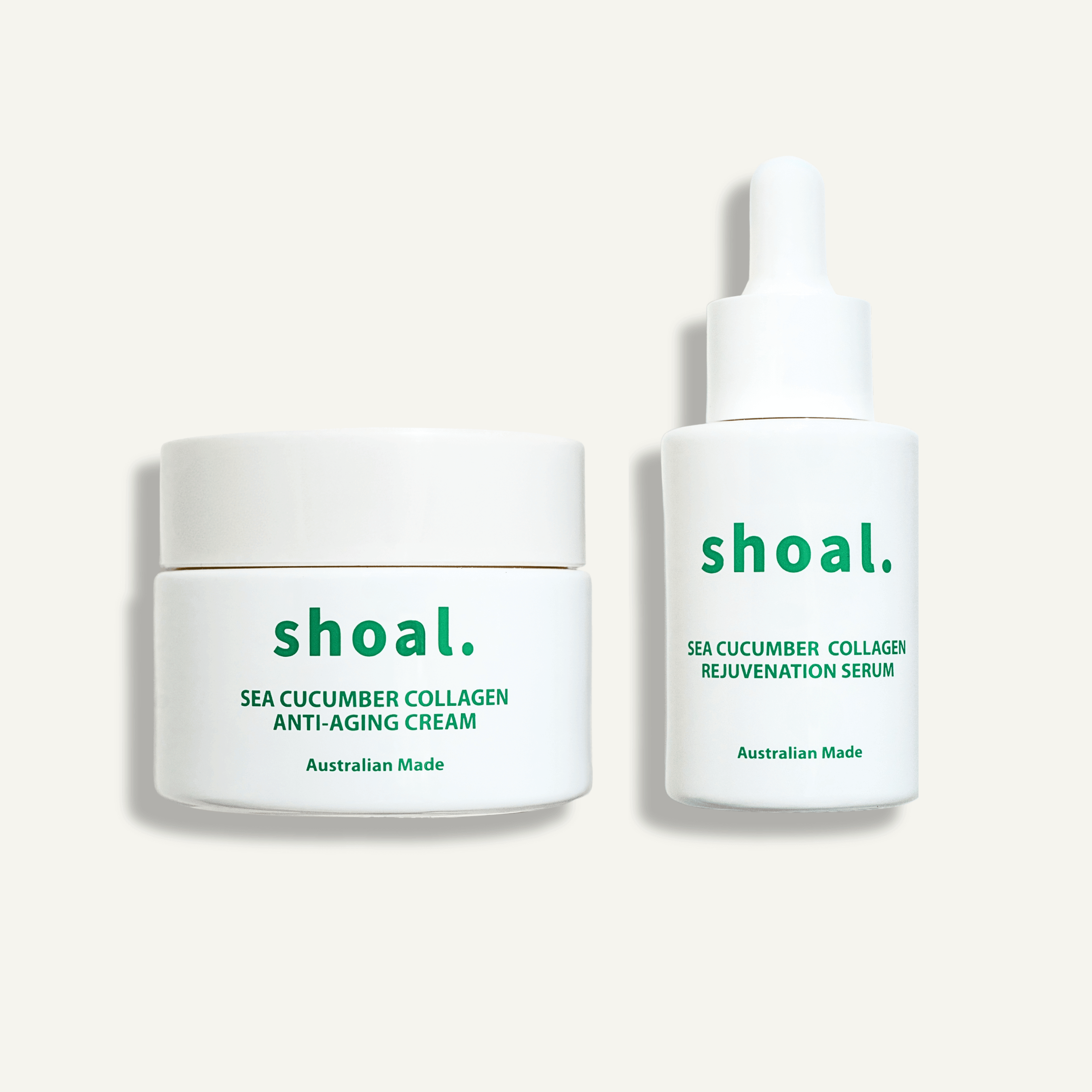 Shoal Sea Cucumber Collagen Cream + Serum Duo