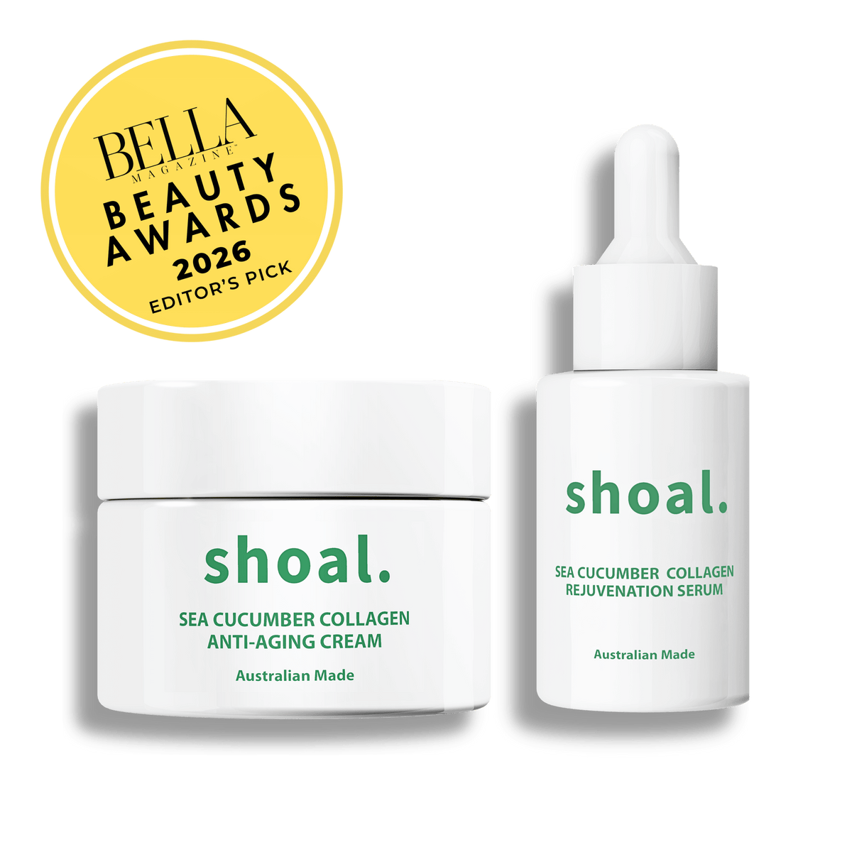Shoal Sea Cucumber Collagen Cream + Serum Duo
