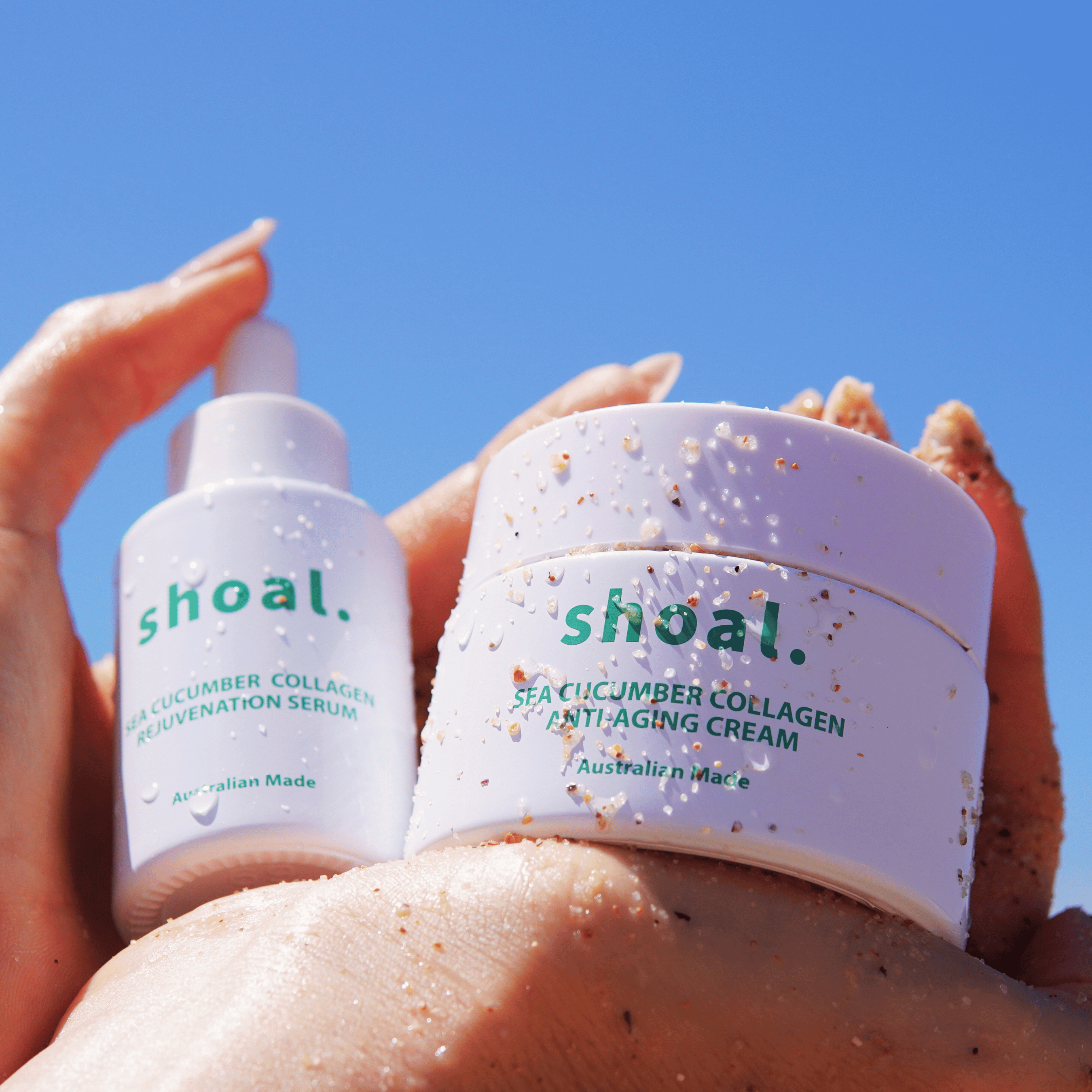 Shoal Sea Cucumber Collagen Cream + Serum Duo