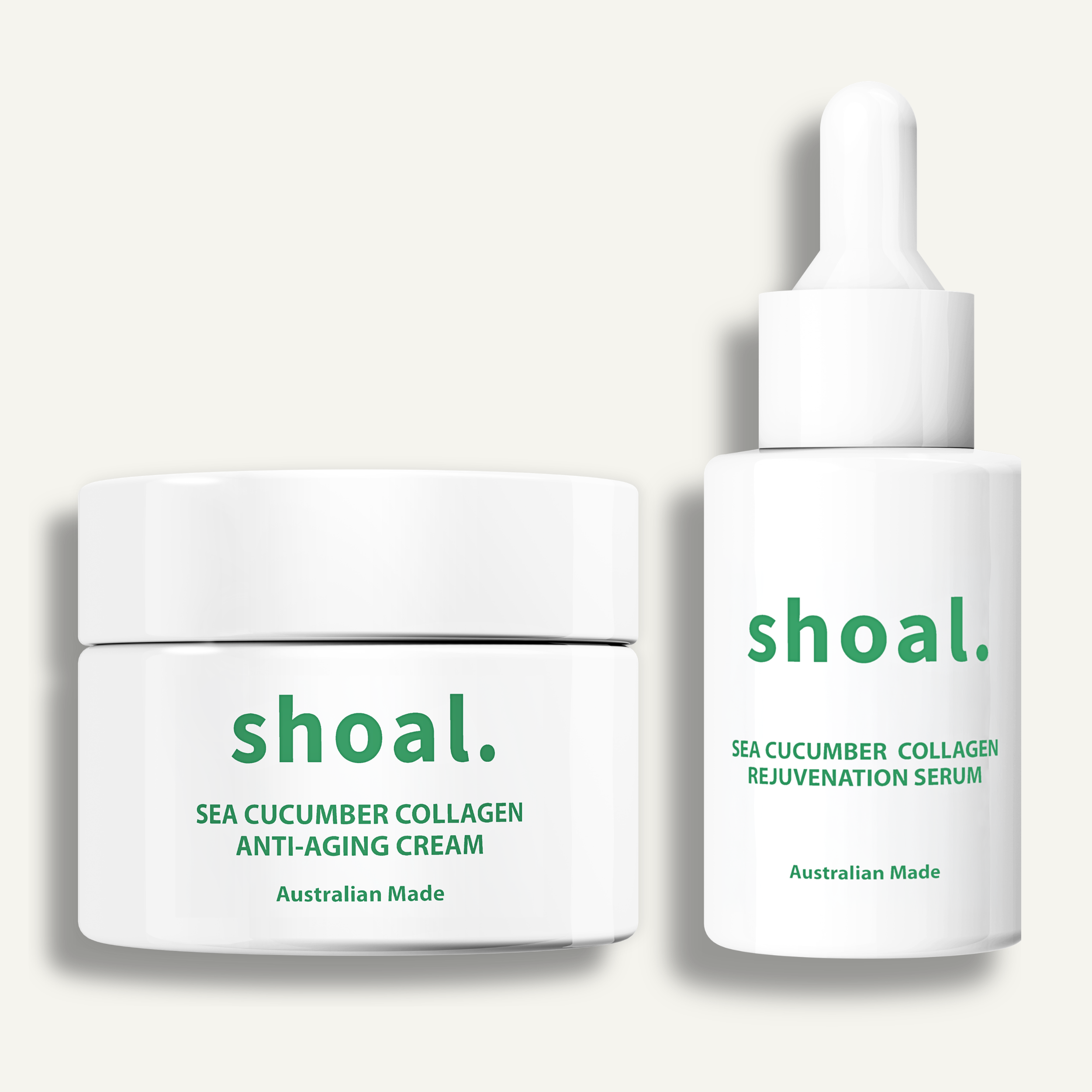 Shoal Sea Cucumber Collagen Cream + Serum Duo